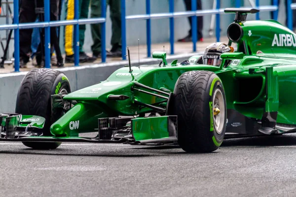 Kamui Kobayashi Caterham F1 — Zdjęcie stockowe