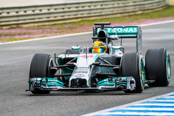 Mercedes F1 racing — Stock fotografie