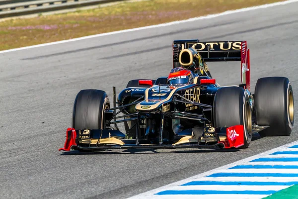 Lotus Renault F1 závodní — Stock fotografie