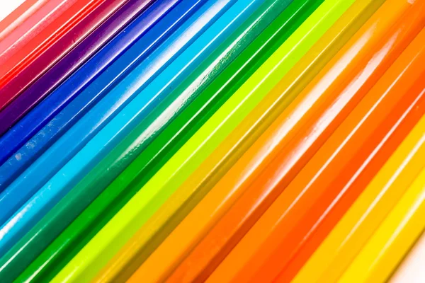 Состав цветных карандашей — стоковое фото