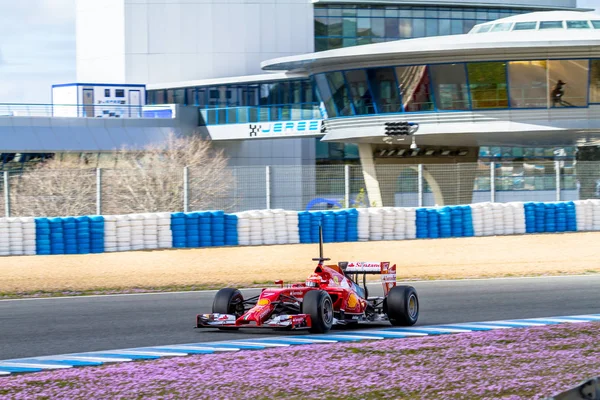 Kimi Räikkönen s Scuderia Ferrari F1 — Stock fotografie