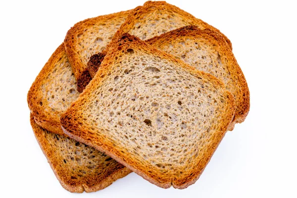 Pile of toasted bread — Stock Photo, Image