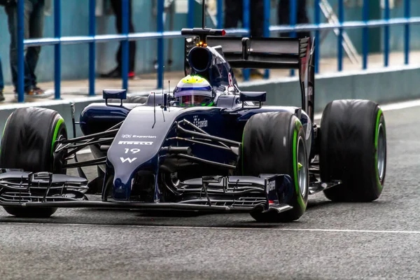 F1-Rennen im Training — Stockfoto