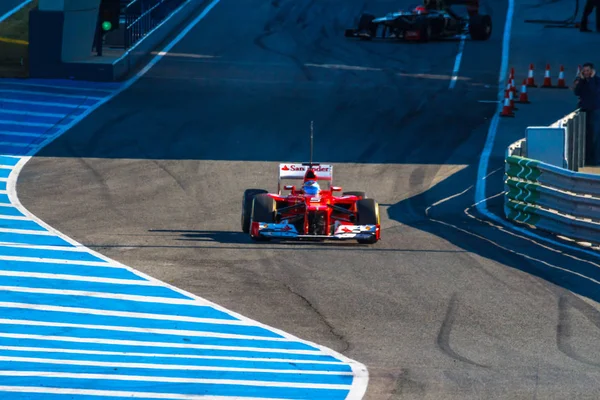 Závody F1 na trénink — Stock fotografie