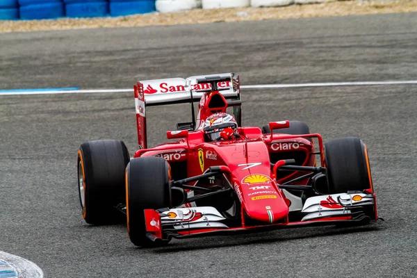 F1 carreras en sesión de entrenamiento —  Fotos de Stock