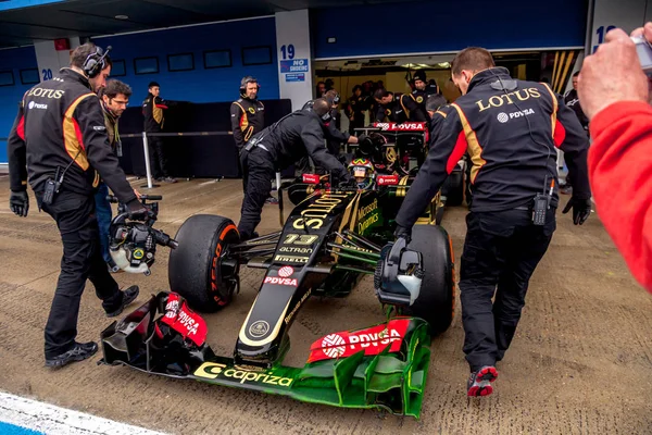 Lotus f1 команды — стоковое фото