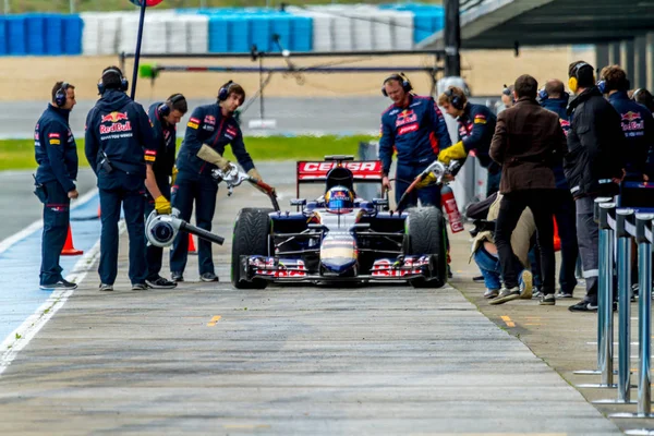 法拉利车队 Toro Rosso F1 车队 — 图库照片