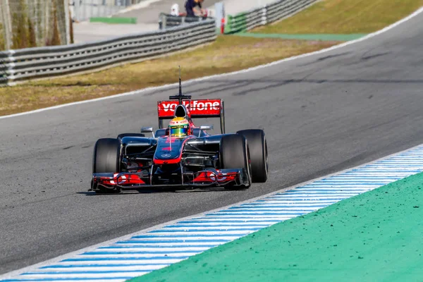 Sesión de entrenamiento F1 — Foto de Stock