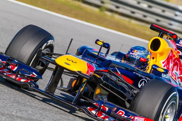 F1 trainingssessie — Stockfoto