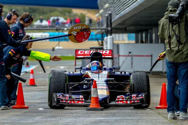 Toro rosso de equipe f1 — Fotografia de Stock