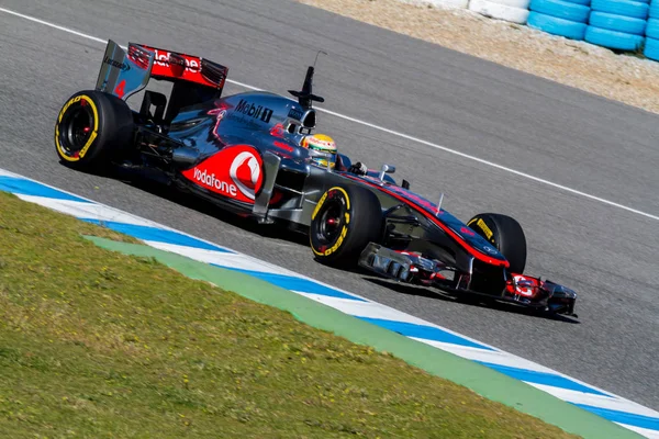F1 corridas em Jerez de la Frontera — Fotografia de Stock