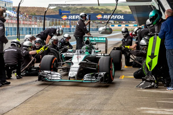 Mercedes Amg Petronas F1 — Foto de Stock