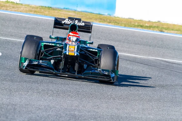 Courses F1 en séance d'entraînement — Photo