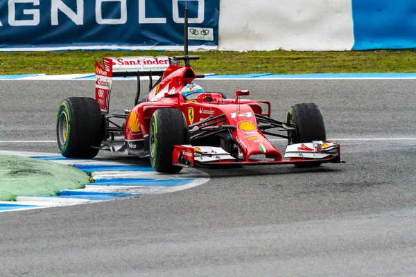 F1 carreras en sesión de entrenamiento — Foto de Stock