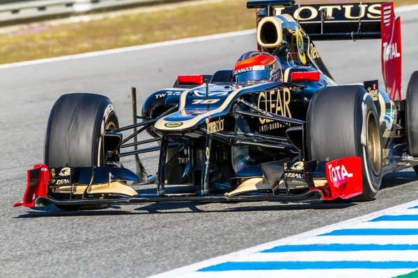Wyścigi F1 na sesji treningowej — Zdjęcie stockowe