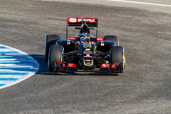 Equipa de corrida Lotus F1 — Fotografia de Stock