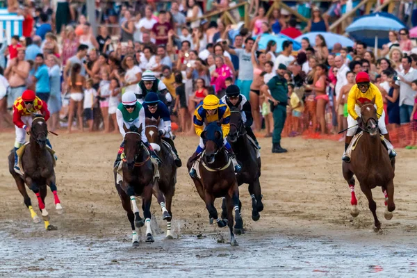 Carrera de caballos en España — Foto de Stock