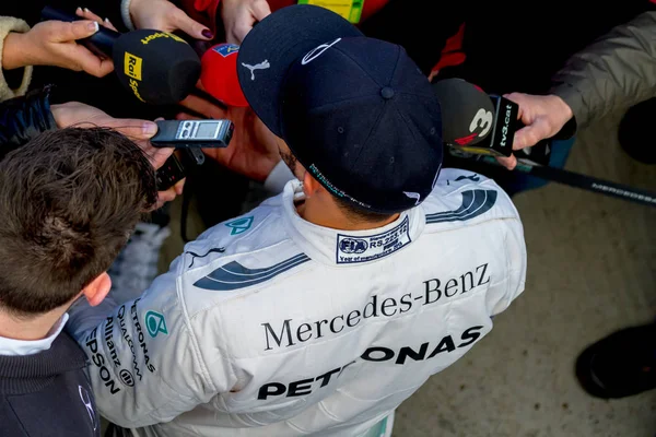 Lewis Hamilton del team Mercedes F1 — Foto Stock
