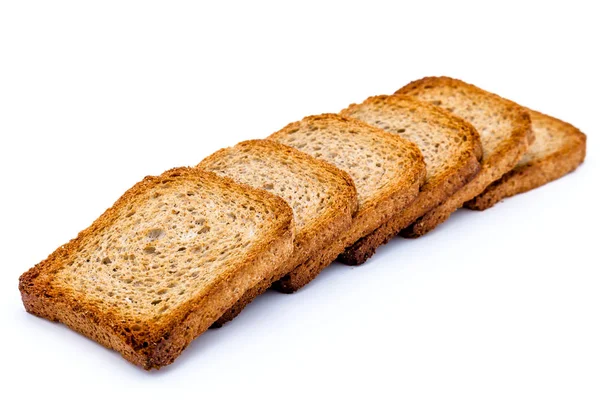 Багато шматочків тостів — стокове фото