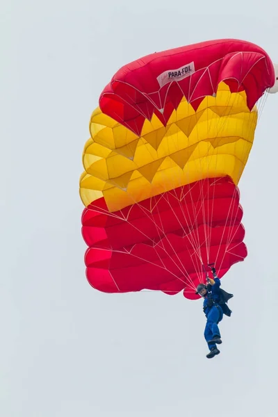 Parachutist of the PAPEA Stock Image