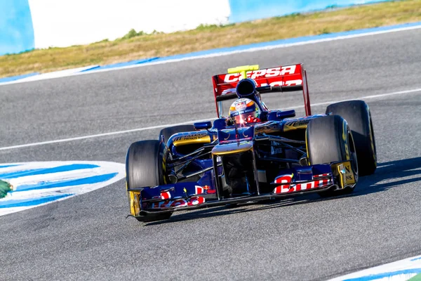 チーム トロ ・ ロッソの f1、ジャン ・ エリック ・ ベルヌ （2012年 — ストック写真