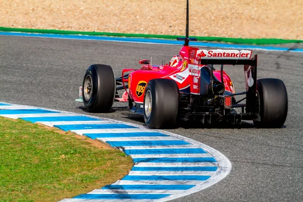 Team Scuderia Ferrari F1, Kimi Raikkonen, 2014 — Stockfoto