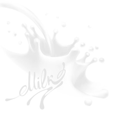 süt vektör çizim set