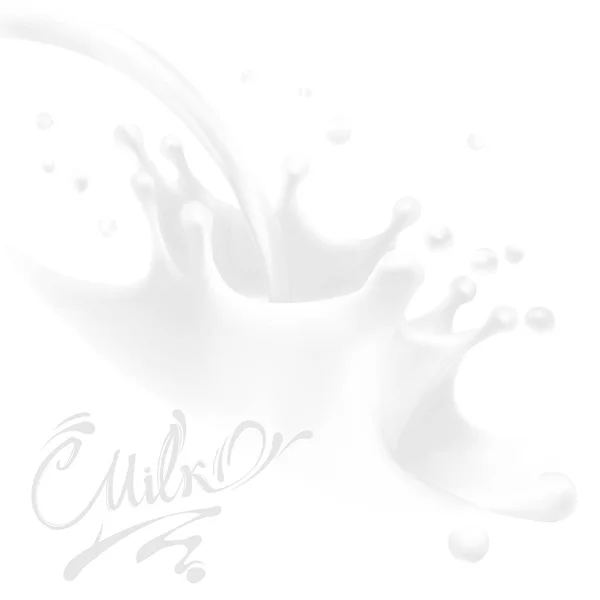 Jeu d'illustration vectoriel lait — Image vectorielle