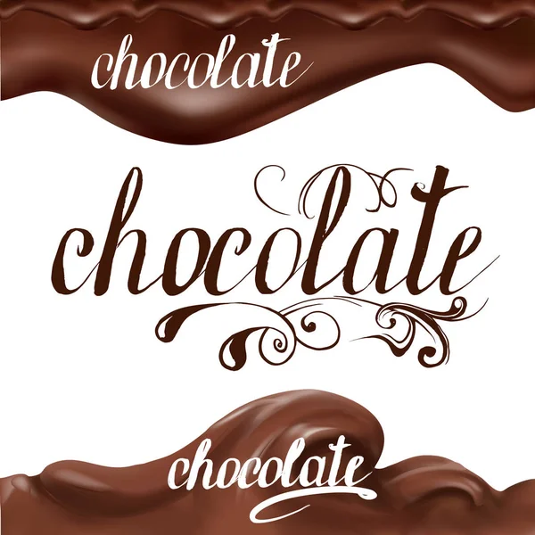 Векторний малюнок лист Інь шоколад — стоковий вектор