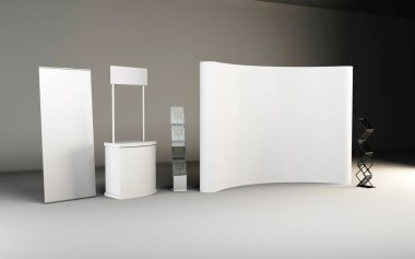 Ticaret Fuar Standı, Fuar turu, 3d işleme visualiza