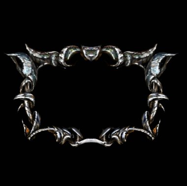 çerçeve oval vintage Barok