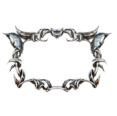 çerçeve oval vintage Barok