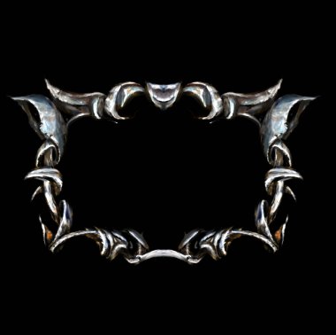 çerçeve oval vintage Barok