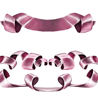 Şerit, arka plan vektör simgesi