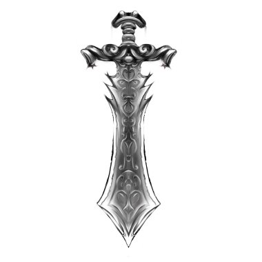 Kılıç, gümüş metal