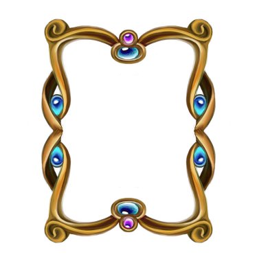 çerçevesi vintage Barok simgesi