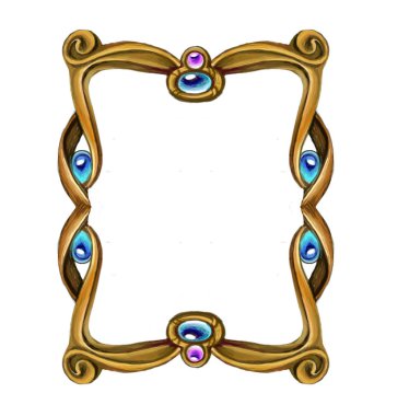 çerçevesi vintage Barok simgesi