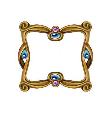 çerçevesi vintage Barok simgesi