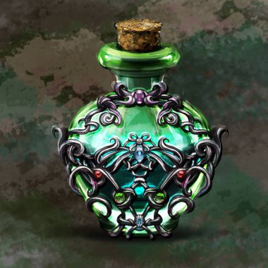 fantasy oyunları için bir şişe iksiri