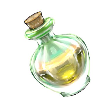 oyun için iksiri fantastik bir şişe