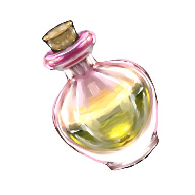 oyun için iksiri fantastik bir şişe