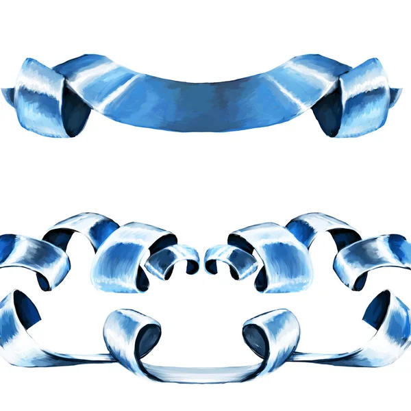 Şerit, arka plan vektör simgesi