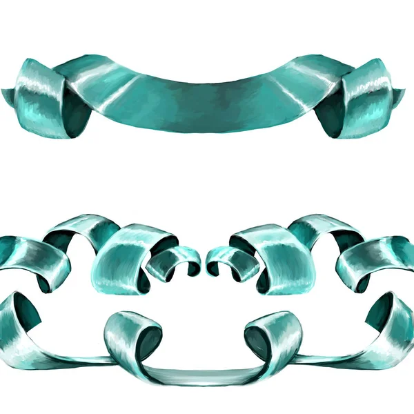 Şerit, arka plan vektör simgesi