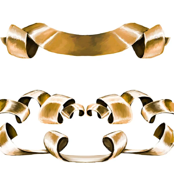 Şerit, arka plan vektör simgesi