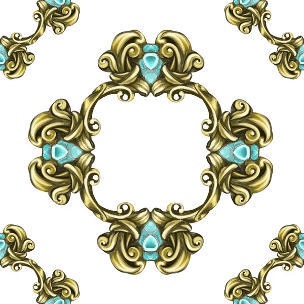 çerçevesi vintage Barok simgesi