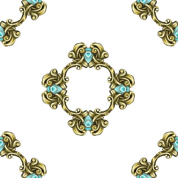 çerçevesi vintage Barok simgesi