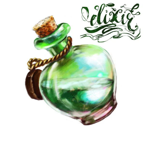 oyun için iksiri fantastik bir şişe