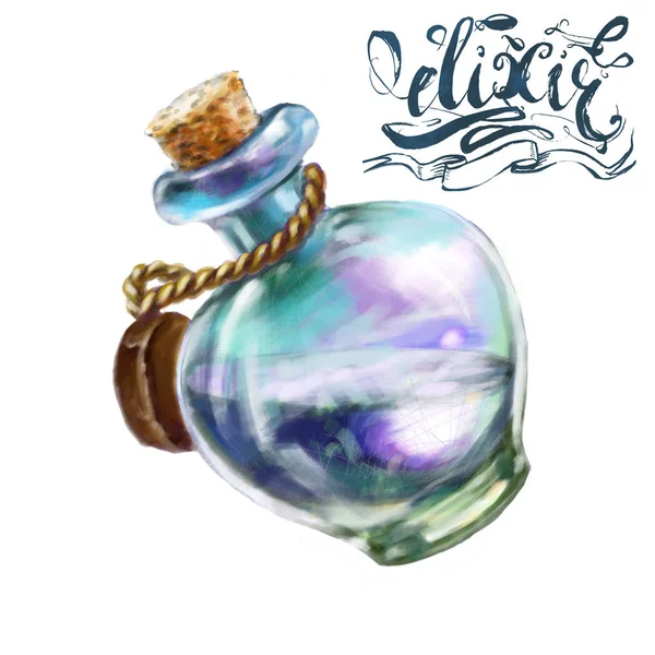 oyun için iksiri fantastik bir şişe