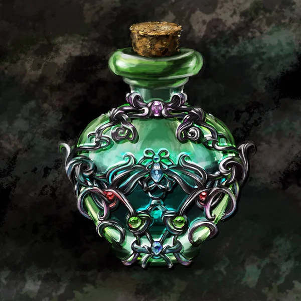 oyun için iksiri fantastik bir şişe