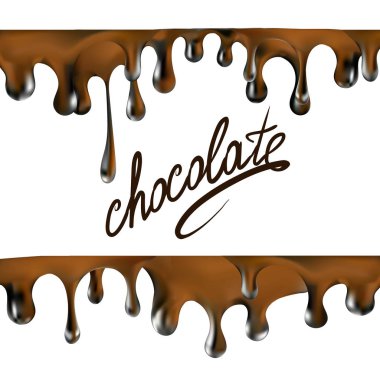 sıvı çikolata, karamel veya kakao illüstrasyon